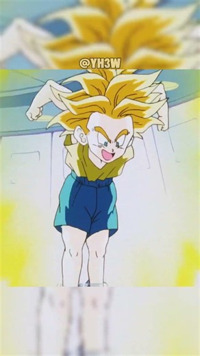 Trunks casually goes Super Saiyan😂 | Dragon Ball Z#dragonball #dragoball #dragonballz