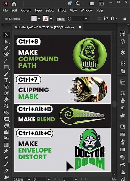 Adobe Illustrator 2026 - Shortcut Keys for Beginners Guide and Tips