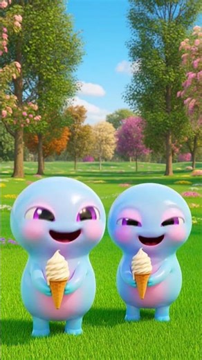 Bumpy Eats Ice Cream and Makes Friends #animation #trending