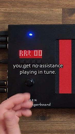 Acoustic instrument levels of pitch expression on a Synth #mpe #synthesizer #continuum