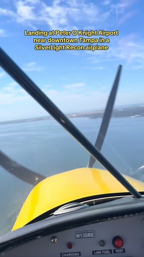 21 reactions | Landing at Peter O Knight Airport near downtown Tampa in a SilverLight Recon airplane #silverlightaviation #pilotsofinstagram #reconairplane #learntofly #aviationlovers | SilverLight Aviation | Facebook