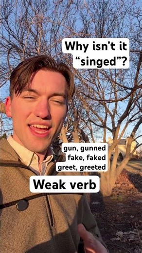 Strong VS weak verbs in English