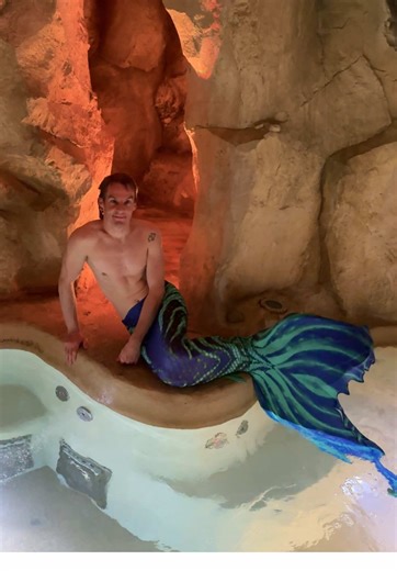 Explore the Enchanting Male Mermaid in Italy's Grotto