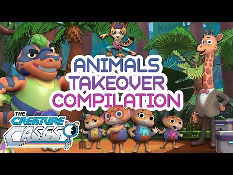 ‪@CreatureCases‬ - 🦏🦒🐱🦊🐵 Animals Takeover Month! 🐵🦊🐱🦒🦏 | 1 HOUR Compilation | Kit & Sam Mysteries