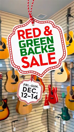 Greenbacks Pawnshop on Instagram: "HAPPENING TODAY! Discover the joy of saving big at our Annual Red & Greenbacks Sale Friday, Dec. 12 to Sunday, Dec. 14! It’s our biggest sale of the year 🎉🎁 Save up to 60%!* Find Red Tags on brand name items throughout the store! Save on 💍 Jewellery 🎮 Video Games and Systems 🎶 Vinyl Records 💻 Laptops 📱Cellphones 🎬 Movies & Box Sets 🧰 Tools 🎸 Musical Instruments 📺 TVs and electronics 📸 Cameras and so much more PLUS, on Saturday, Dec. 13, Mix97 and Ro