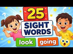Kindergarten Reading | 25 Sight Words Practice | Learn To Read