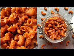 Crispy Macaroni Recipe | Pasta Crackers | Easy Snack Recipe |
