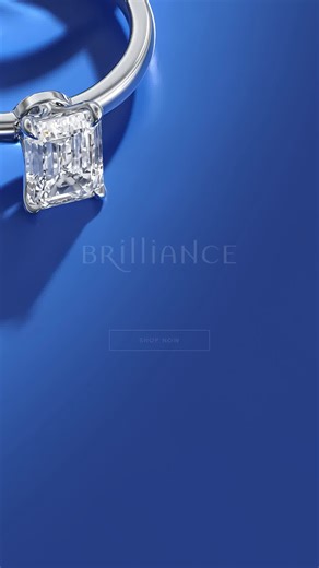 All eyes on your hand. Regal. Radiant. Remarkable. 💍 The Royal Solitaire is here to steal the spotlight 👑 | Brilliance.com