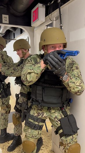 YOKOSUKA, JA (October 14, 2022). Sailors on the Visit, Board, Search, and Seizure (VBSS) team conduct training and drills to ensure proficiency in tactical movements for DEWEY! | USS Dewey (DDG 105)