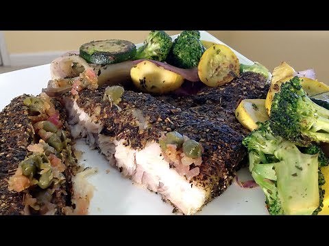 Herb Crusted Pan Fried Corvina Fish-Seafood Recipes