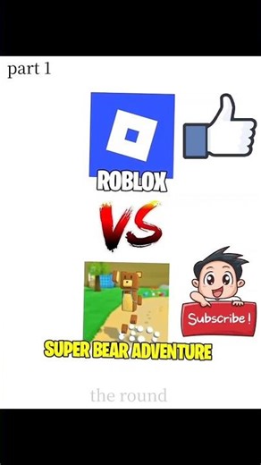 super bear adventure vs Roblox 😂 #roblox #stumbleguys #superbearadventurehighlights #minecraft