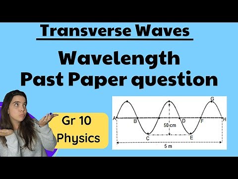 Grade 10 Transverse waves Exam question Wavelength
