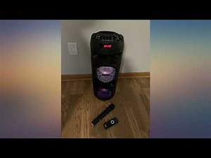 Pyle Portable Bluetooth PA Speaker-240W Dual 6.5" Rechargeable Indoor//Outdoor BT review