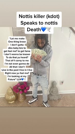 Kdot speaks to Nottis death💙🕊️ | Special Credit to @nmpxjo for doing this first in my fyp | #lln #notti #kdot