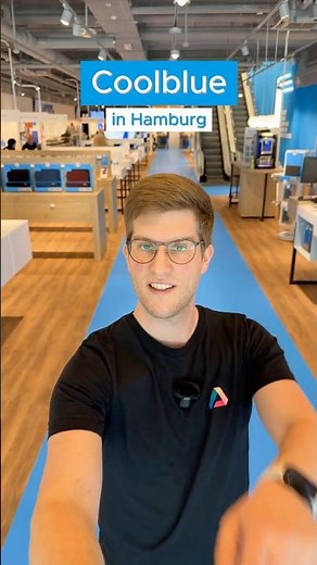 This is the new Coolblue store in Hamburg!
