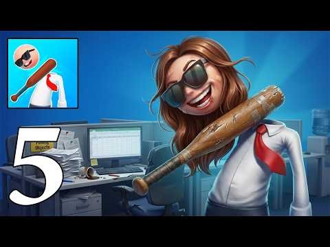 Crazy Office: Slap and Smash | Gameplay Walkthrough Part 5 | Crazy Office Smash | (Android, iOS)