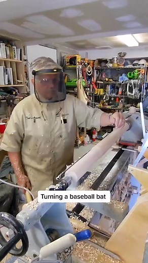 Wood Turning: Creating a Baseball Bat with Lathe