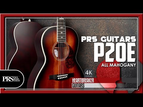 PRS Guitars - SE Parlor P20E ALL MAHOGANY Tobacco Sunburst | 4K Video