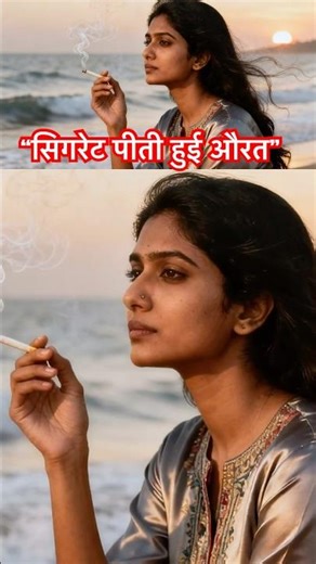 A Woman Smoking Cigarette ll Hindi Poem Recitation #shorts