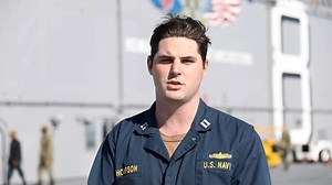 9.3K views · 274 reactions | The USS MAKIN ISLAND (LHD 8) is an amphibious assault ship homeported in San Diego and is another great option available for SWO midshipmen to choose at tonight's Ship Selection. Not only does the ship have a unique mission supporting the Marine Corps with helicopters, landing craft, and amphibious vehicles but they have great food too! #ShipSelection | United States Naval Academy | Facebook