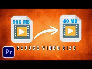How to reduce video file size without losing quality Premiere pro