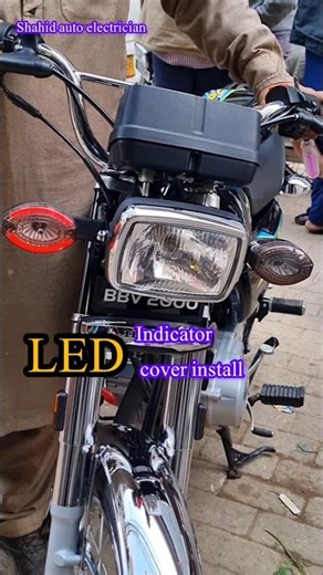 indicator LED cover install honda CG 125 #shorts #shortsfeed #electrcal #modified #viral