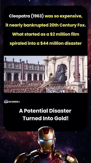 In Cleopatra (1963): This Film Was About To Bankrupt 20th Century Fox😱