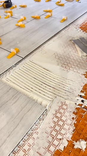 5.9K views · 17 reactions | 隣 Installing porcelain tile — the right...