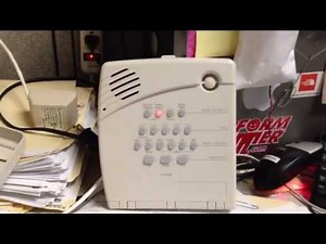 GE Simon 3 Alarm System Programmed to Dial a Phone Number