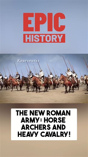 Epic History TV on Instagram: "The New Roman Army: Horse Archers and Heavy Cavalry explores how Rome transformed its military toolkit to meet frontier challenges in the later empire. The video examines the integration of mounted archers and heavily armored cavalry with traditional infantry legions, creating a more mobile and flexible fighting force. It discusses how cavalry tactics, combined arms coordination, and frontier diplomacy reshaped campaigns along the frontiers and in contested arenas 