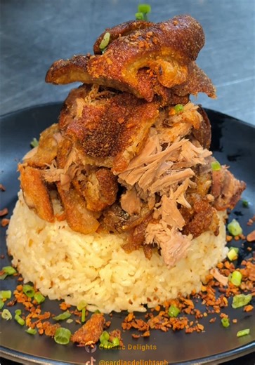 Crispy Pata Rice — Extra Rice Because It's That Delicious