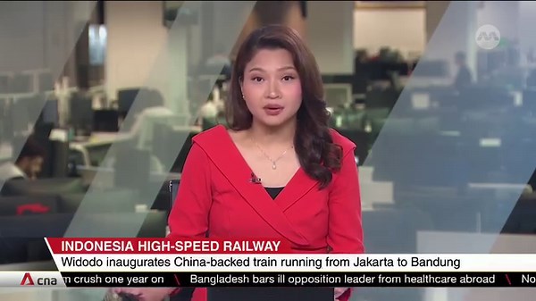 WATCH: Indonesia’s launch of the first high-speed railway in Southeast Asia has been touted as a game-changer for the country’s transportation. CNA’s Saifulbahri Ismail has more on the bullet train that cuts travel time from Jakarta to Bandung from 3 hours to just 45 minutes. https://cna.asia/3PXa2lM | CNA