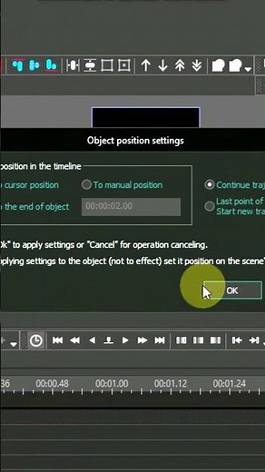 How to create objects float in a video using VSDC