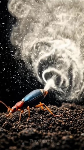 This Beetle Shoots BOILING ACID From Its Body