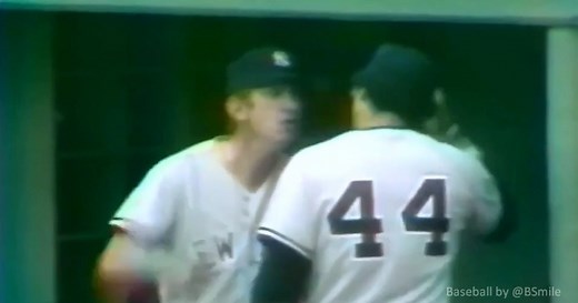 Today In 1977: Billy Martin & Reggie Jackson almost get into a brawl in the dugout during a nationally televised New York #Yankees vs. Boston #RedSox game at Fenway Park! #MLB #Baseball #History #RepBX | Baseball by BSmile