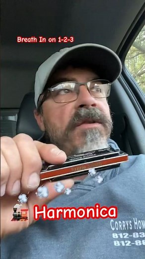 How to Play Cool Train Sound On The Harmonica for the First Time New Technique ￼from Newbie #train