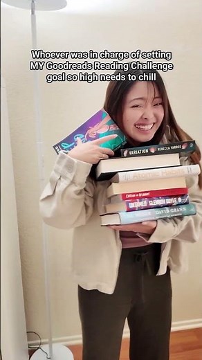 pov: SOMEONE set your Goodreads Reading Challenge too high