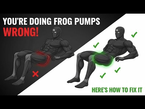 Frog Pumps Done Right Stop Wasting Reps Build Glutes Fast at Home