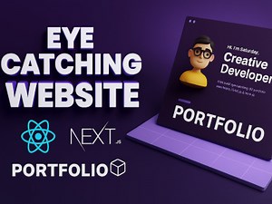 A full custom Website (3D) | Portfolio with React, Next.js & Three.js