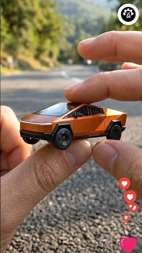 how to make cyber truck at home || Mini cyber truck model Kaise banaen #diyprojects #shorts #rccar