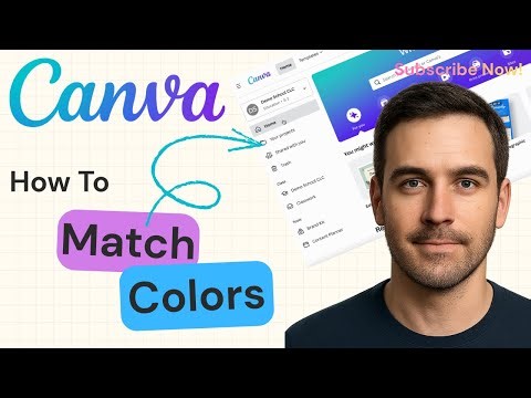 How To Match Colors In Canva | Canva Tutorial 2025