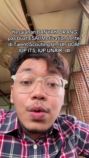 Kesalahan Umum dalam Menulis Esai dan Surat Motivasi