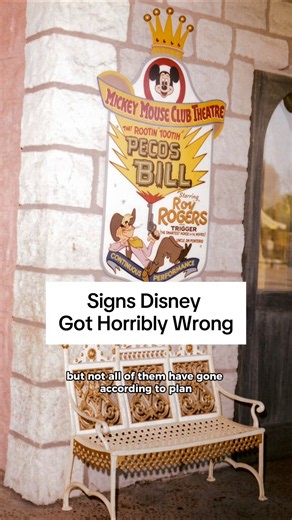 Signs Disney Got Horribly Wrong #signfail #disney #disneyparks