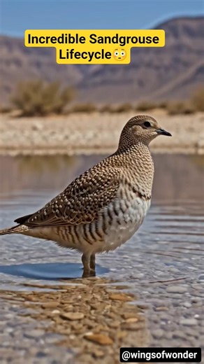 Sandgrouse Lifecycle Timelapse | Desert Birds That Carry Water 🏜️🐦