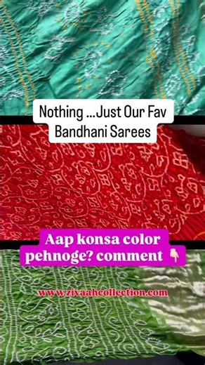 Bandhani Sarees | Pure Gaji Silk Rai Bandhej Saree #shortsfeed #youtubeshorts #trending #viral