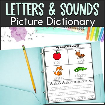 Letter Sounds Picture Dictionary | Initial Consonants & Vowels | K-1 Phonics
