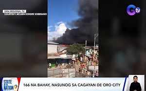 Fire razes around 166 houses in Cagayan de Oro