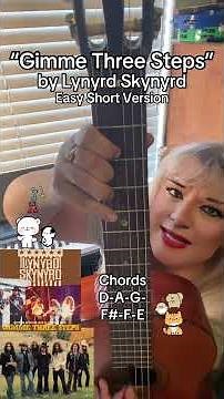 How to Play “Gimme Three Steps” by Lynyrd Skynyrd #easyguitartutorial