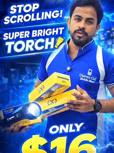 Best Deals on LED Torchlights at Univercell Market Singapore