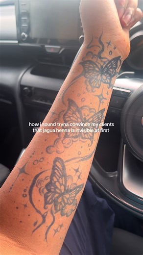 jagua takes 24 hours to develop ⏰ 🌟 #jagua #henna #hennastain #syd